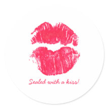 Sealed With A Kiss Red Lipstick Valentine's Day