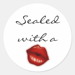 Sealed with a kiss stickers