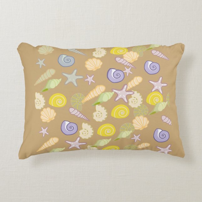 Sealife Abstract Decorative Cushion (Front)
