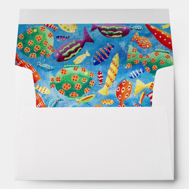 Sealife Tropical fish Envelope (Back (Bottom))