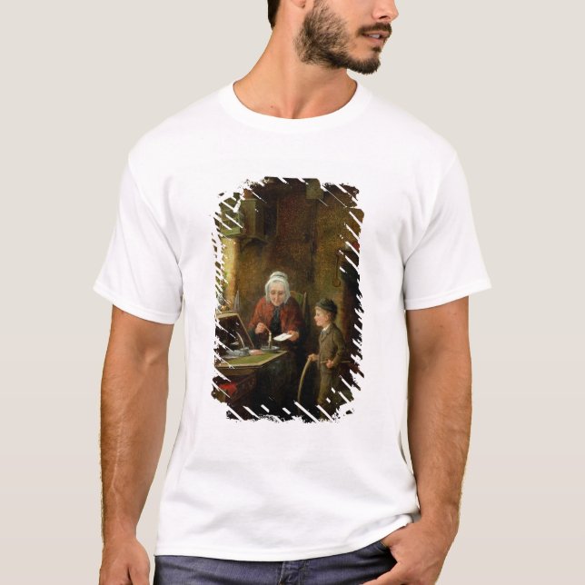 Sealing a Letter, 1890 (oil on panel) T-Shirt (Front)