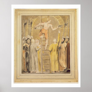 Sealing the Stone and Setting a Watch, 1800-03 (pe Poster