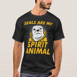 Seals Are My Spirit Animal Water Animal Seal T-Shirt