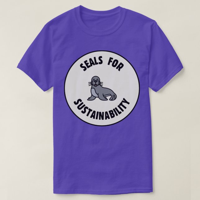 Seals For Sustainability T-Shirt (Design Front)