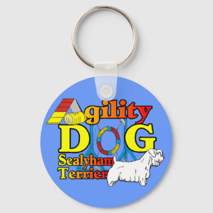 Sealyham_Terrier_Agility Key Ring