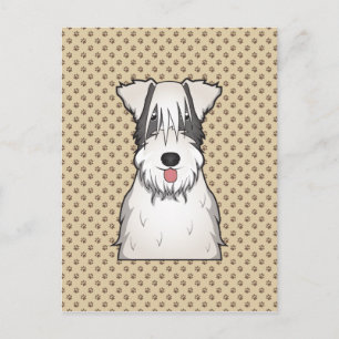 Sealyham Terrier Cartoon Postcard