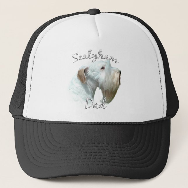 Sealyham Terrier Dad 2 Trucker Hat (Front)
