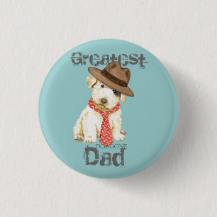 Sealyham Terrier Dad Pinback Button