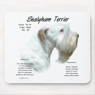 Sealyham Terrier History Design Mouse Pad