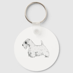Sealyham Terrier Key Ring