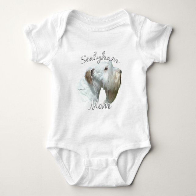 Sealyham Terrier Mum 2 Baby Bodysuit (Front)