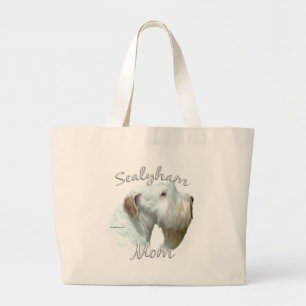 Sealyham Terrier Mum 2 Large Tote Bag
