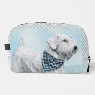 Sealyham Terrier Painting Cute Original Dog Art Dopp Kit
