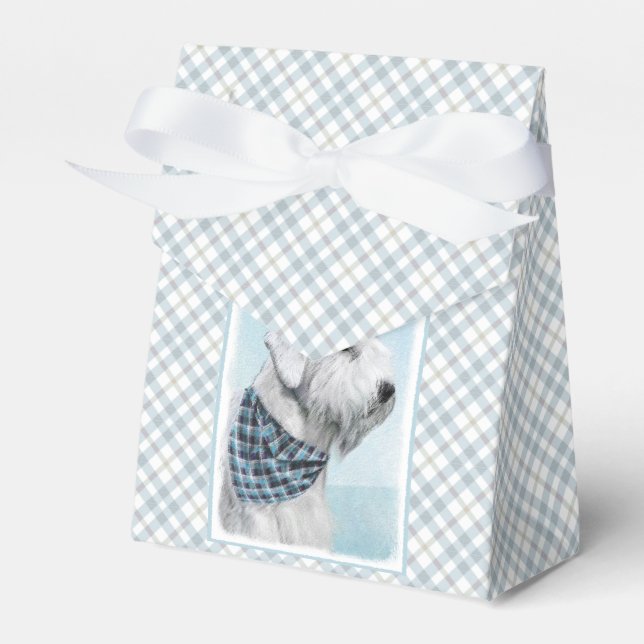 Sealyham Terrier Painting - Cute Original Dog Art Favour Box (Front Side)