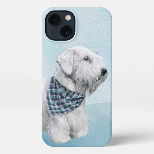 Sealyham Terrier Painting - Cute Original Dog Art iPhone Case (Back)