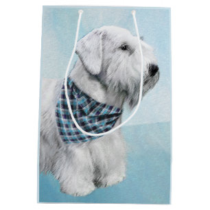 Sealyham Terrier Painting - Cute Original Dog Art Medium Gift Bag