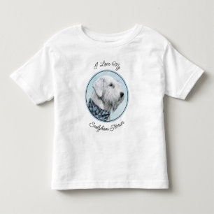 Sealyham Terrier Painting - Cute Original Dog Art Toddler T-Shirt