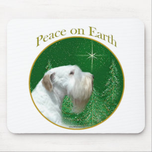 Sealyham Terrier Peace Mouse Pad