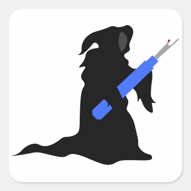 Seam Ripper - Grim Reaper Stickers (Front)