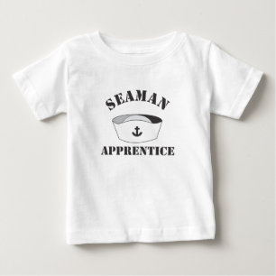 Seaman Apprentice White high Domed Cover Baby T-Shirt