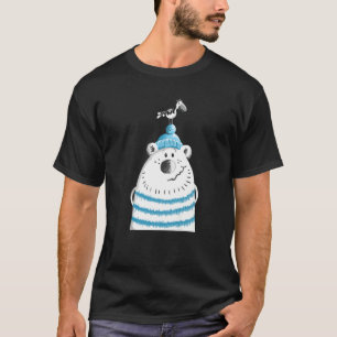 Seaman Bear With Seagull I Maritime T-Shirt