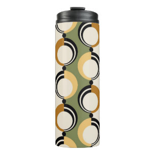 Seamless abstract chain pattern. Vintage design, f Thermal Tumbler