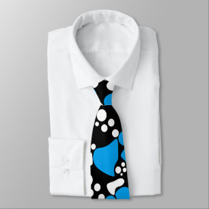 Seamless abstract dots spots modern circles splatt tie