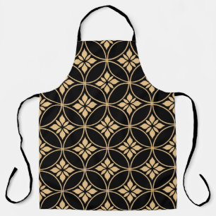Seamless abstract floral pattern. Vintage backgrou Apron