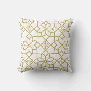 Seamless abstract floral pattern. Vintage backgrou Cushion
