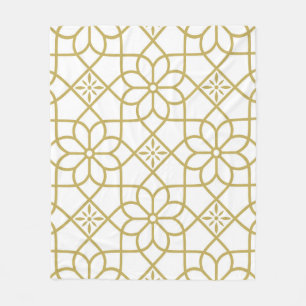Seamless abstract floral pattern. Vintage backgrou Fleece Blanket