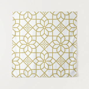 Seamless abstract floral pattern. Vintage backgrou Tapestry