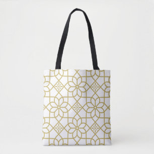 Seamless abstract floral pattern. Vintage backgrou Tote Bag