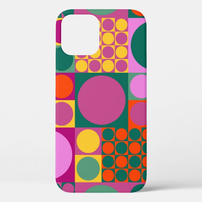 Seamless abstract geometric background pattern,  r Case-Mate iPhone case (Back)