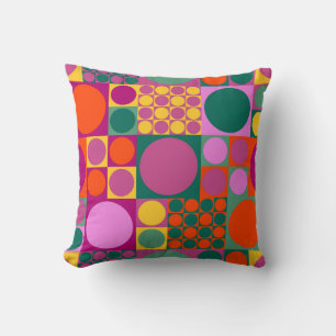 Seamless abstract geometric background pattern, r cushion