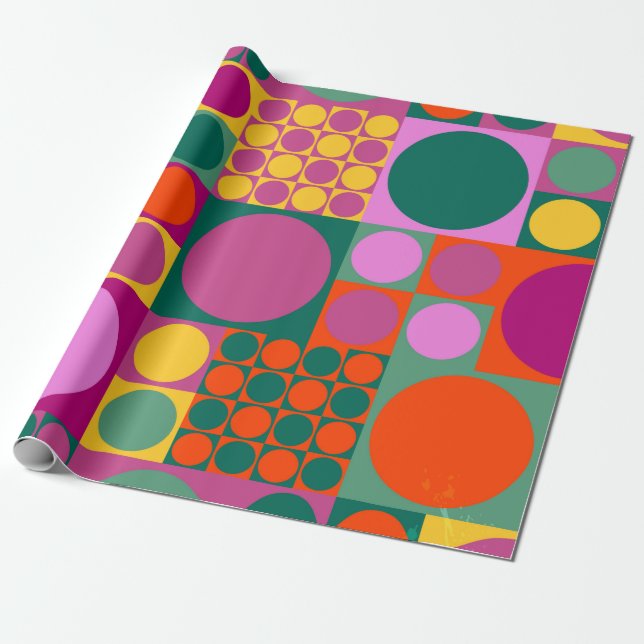 Seamless abstract geometric background pattern,  r wrapping paper (Unrolled)