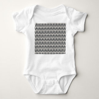 Seamless Abstract Geometric Modern Pattern Baby Bodysuit