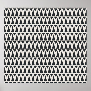 Seamless Abstract Geometric Modern Pattern Poster