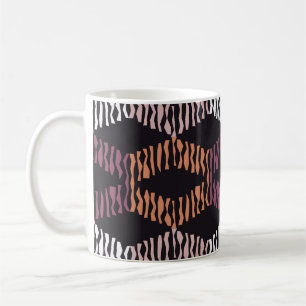 Seamless abstract geometric pattern. Strips. Mosai Coffee Mug