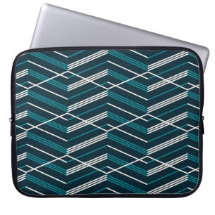 Seamless abstract geometric pattern with multiple laptop sleeve