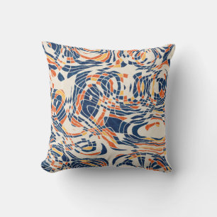 Seamless abstract line geo pattern. High quality i Cushion