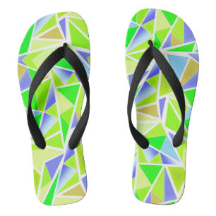 Seamless abstract modern geometrical shapes triang thongs