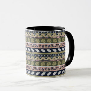 Seamless abstract ornamental african ethno traditi mug