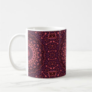Seamless abstract ornamental mosaic kaleidoscope p coffee mug