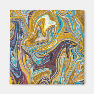 Seamless abstract pattern magnet