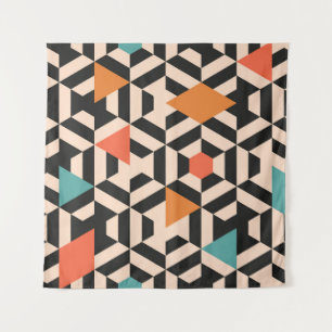 Seamless abstract pattern of geometric shapes. Geo Tapestry