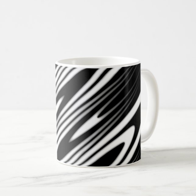 seamless abstract pattern on mug (Front Right)