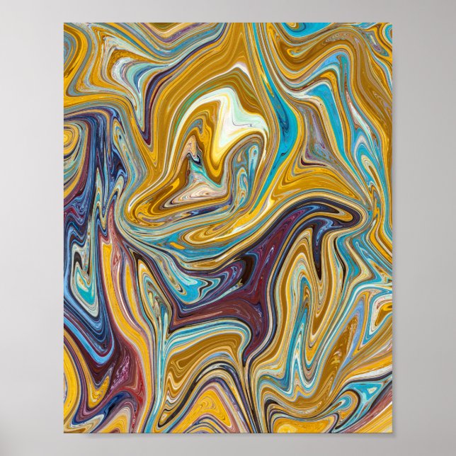 Seamless abstract pattern poster (Front)