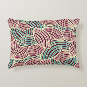Seamless abstract pattern with the image of geomet decorative cushion