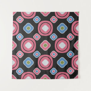 Seamless abstract pattern with the image of oval g tapestry