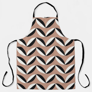 Seamless abstract retro geometric pattern apron